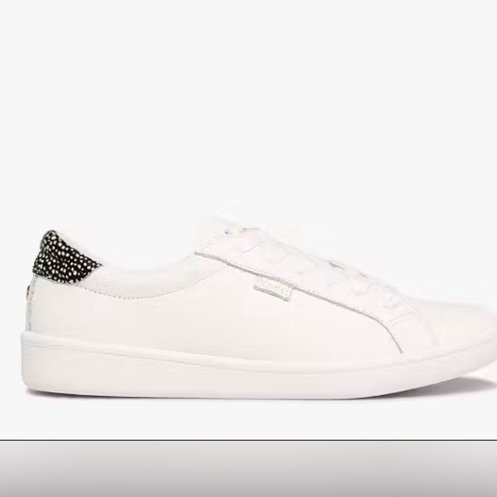 Keds by Kate Spade  Women's Classic White Sneakers animal print size 9